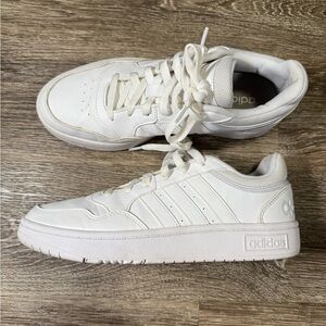 Adidas Hoops 3.0 Low Classic Vintage White Womens Sz8.5